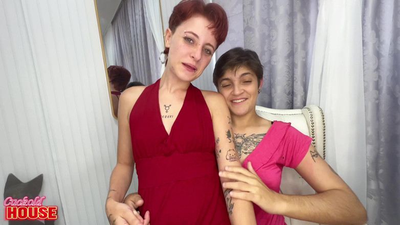 CuckoldHouse: Lucky Guy in a Threesome with 2 Very Hot Bisexual Girls
