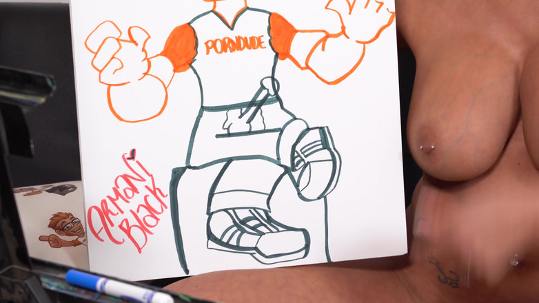 PornDudeCasting: アルマーニ・ブラック