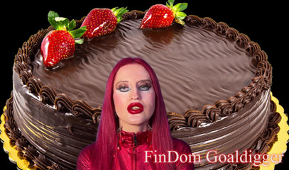 FinDom Goaldigger: Red big lips transformation