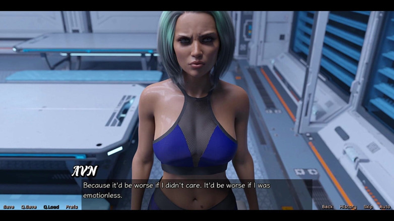 AVN Teller: Stranded in Space - Hard Talk with Femdom Military Girl