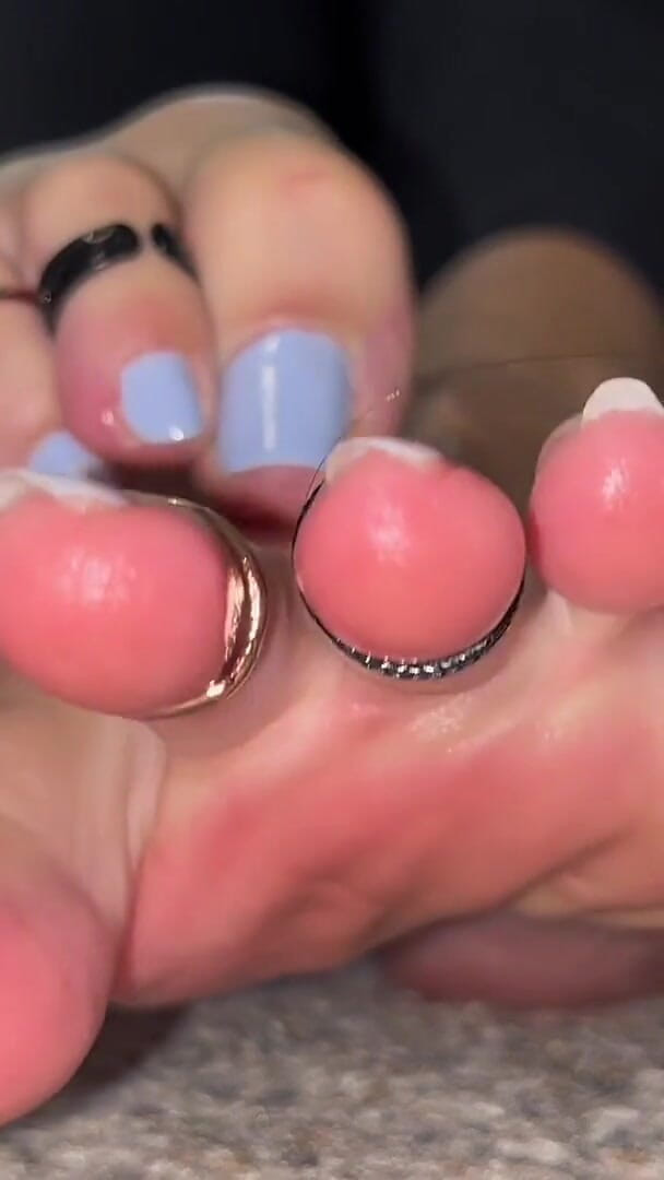 Bratty Foot JOI Foot Humiliation with Toe Rings by Ivys Feet (Ivys Feet)