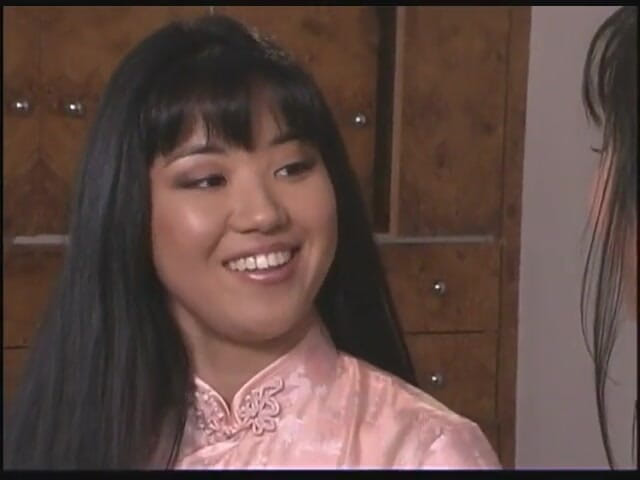 Tight little babes: Two hot Asians with young fine bodies fingering and licking...