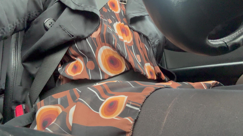 Step Mommy: Elegant Stepmom Drives to the Office Wearing Tights and a...