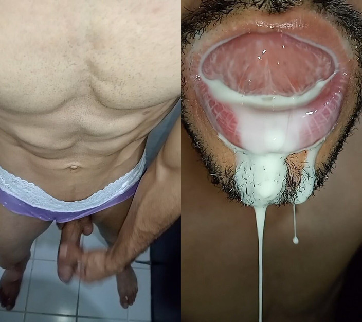 Rey rey: Cum in My Mouth, Play with Your Cum, and Swallow...