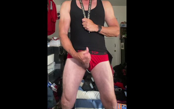 JockDad87: Il top dilf jockdad87 spara un carico di sperma caldo