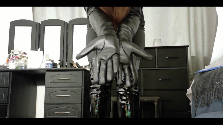 Kinky Lyrical: New Gloves Try on (sfw) Trying on My New Leather Gloves...