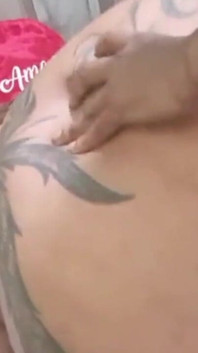 Brunette BBW Cums While Fucking BBC
