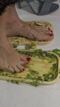 I Trample the Fruit with My Feet. Lick My Legs