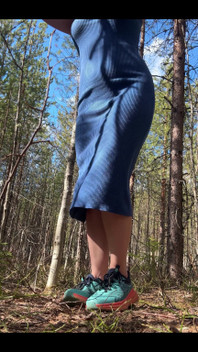 She Lifted Her Dress and Sat Down on the Fallen Leaves