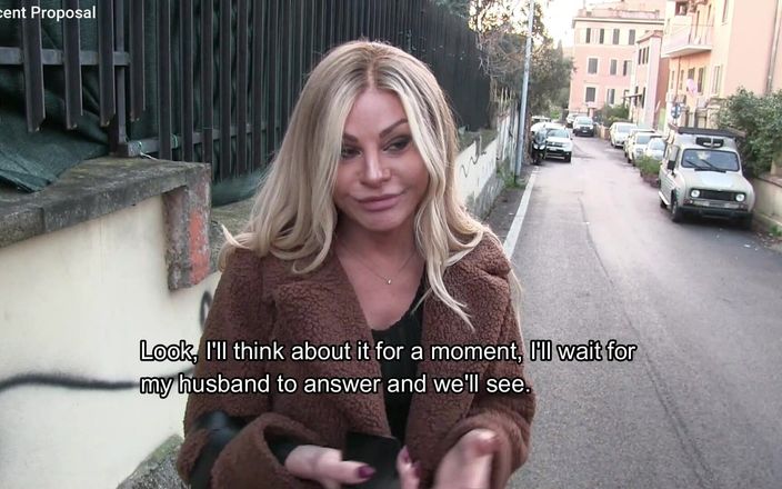 Indecent proposal: Neslušný návrh - sexy vdaná italská dívka přijímá a dostane její...