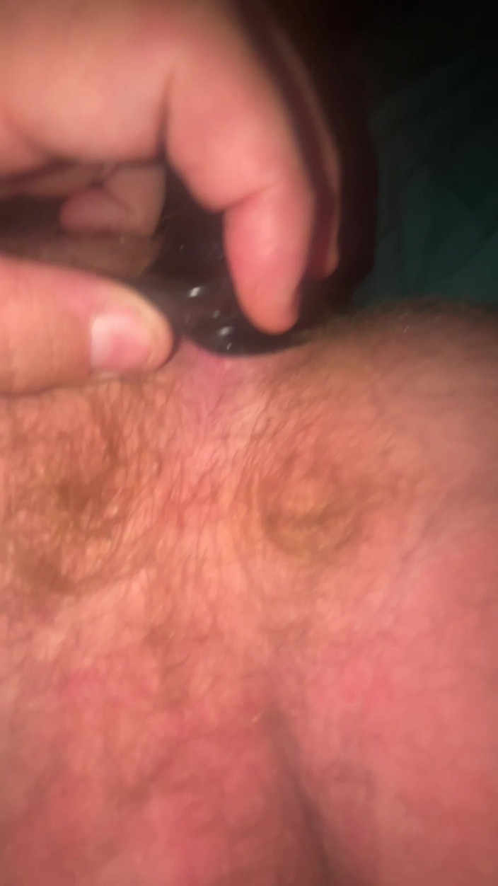 Bigwhitecock: Protahování zadku s análním kolíkem