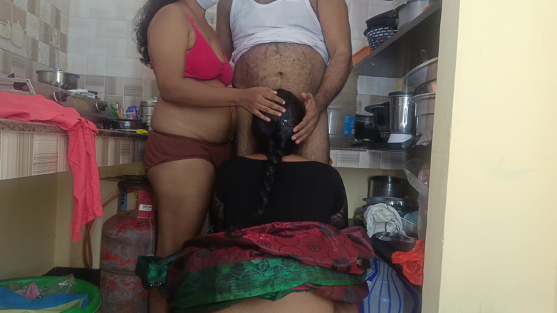 Palani69: Granne batchelor njuter av trekant med gifta kvinnor och hennes...