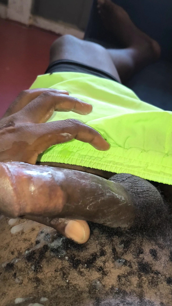 Kenyandick: Solo Male Jerks His Black Dick and Cums