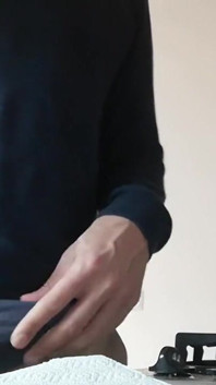 Jerking off My Cock in the Kitchen