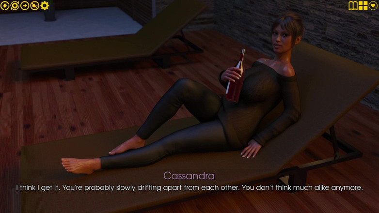 3D Cartoon Porn: My Pleasure 41 - Cassandra Changes Dress in Front of Julian and...