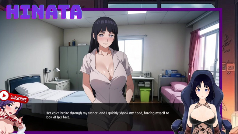 Hinata Queen: 그녀는 가운과 목욕 가운으로 병원에서 운동하는 동안 Hinata를 몰래, 모든 것이 투명