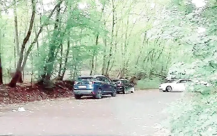 Slutboyben: Slutboyben Cam4 Sexy Cruising Chick Exposed at Parking II