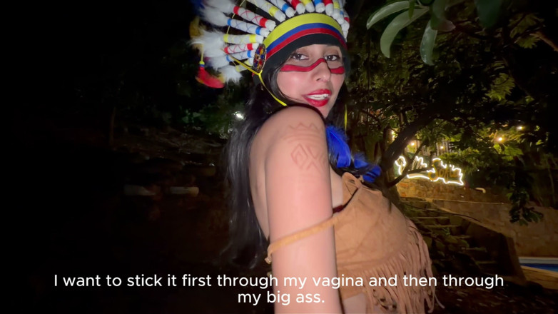 Jenifer Play: Horny Colombian with Huge Tits Plays with Her Pussy and...