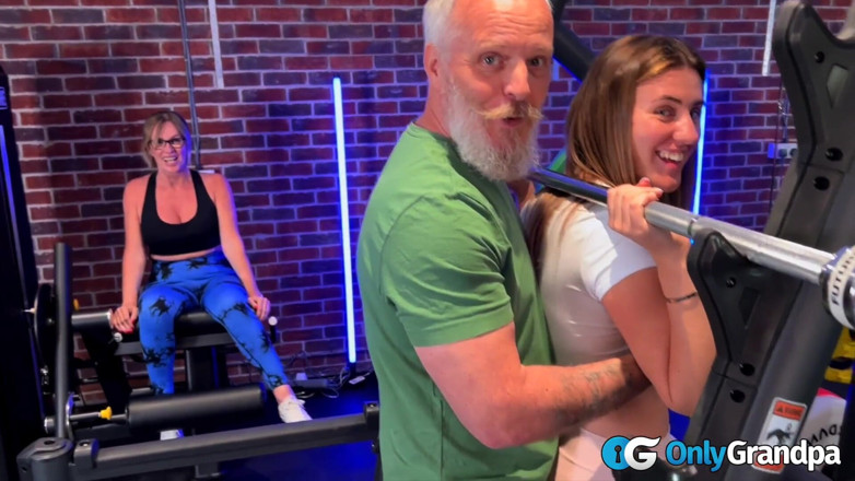 OnlyGrandpa: Gym Fuck Bunny