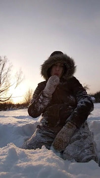 Pompino nella neve