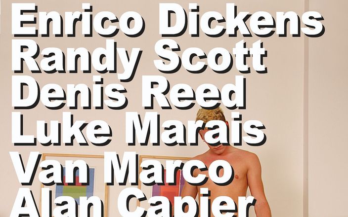 Picticon gay &amp; male: एलन कैपियर और डेनिस रीड और एनरिको डिकेंस और ल्यूक मारैस और रैंडी स्कॉट और वैन मार्को छह फेशियल नंगा नाच चूसते हैं