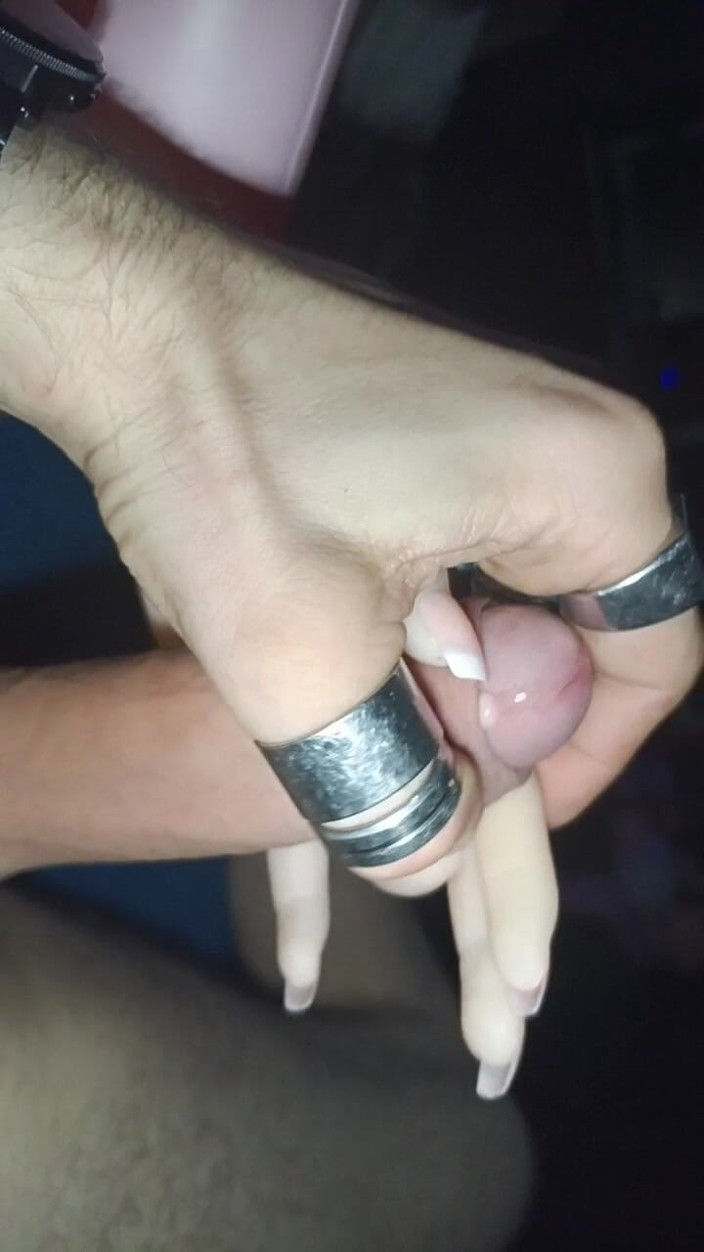 kickerscooter: Manicura francesa, muy mona de mi muñeca sexual Cindy