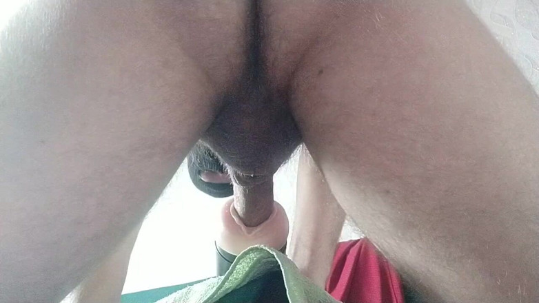 Hot guy solo: Gay arrapato geme e scopa figa finta e sperma dentro...