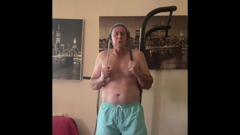 Alex Art: Sporty Man Masturbate on Video