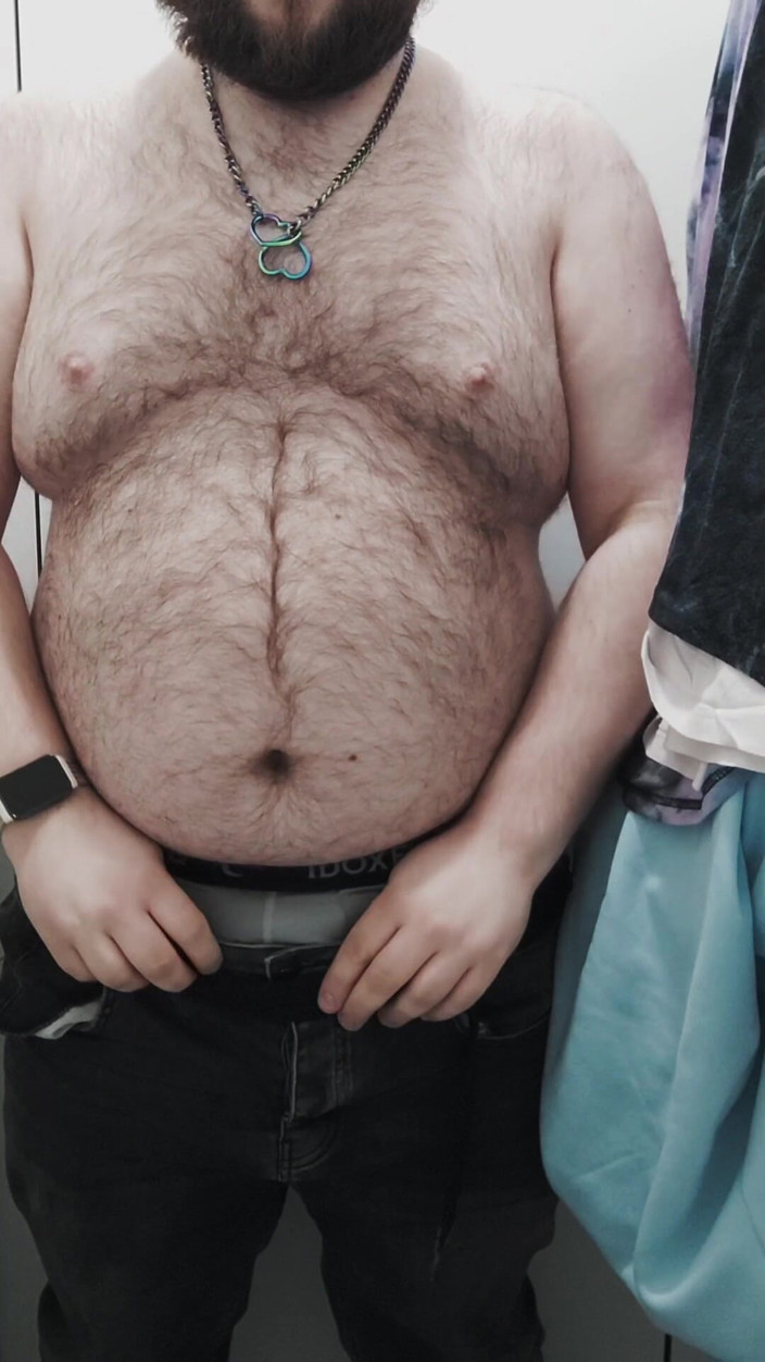 BearPup Akuma: Fat Bear Jerks off on Toilet and Licks up His...