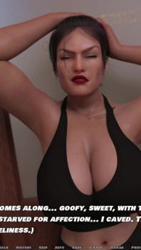 MILF Obsession Część 9 przez Dan Games - Napalona MILF bawi się z jej owłosioną cipką
