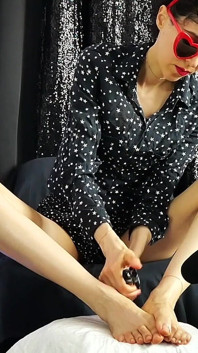 Oiling My Feet Asmr
