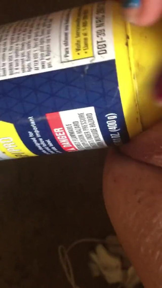 Fistingcumwhore: Filthy whore takes map gas in pussy