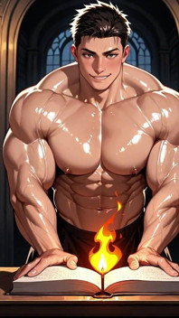 Hairless Muscle Hunks Ai Slideshow