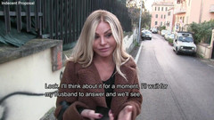 Indecent proposal: Neslušný návrh - sexy vdaná italská dívka přijímá a dostane její...
