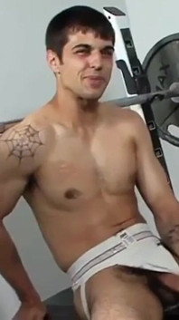 Mężczyźni - Jock wysysających str8 przynęty z blaskiem, Kyle Cruz