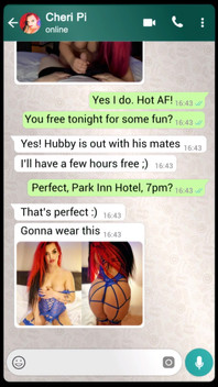 Cheri Pi Whatapp Sexting an Old Man