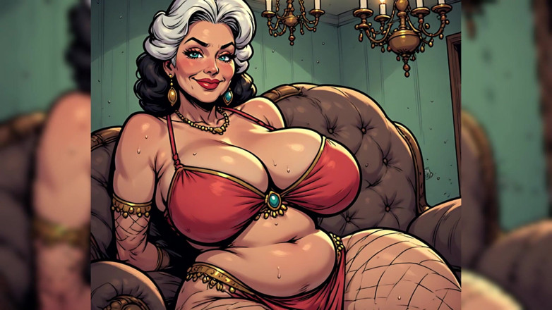 AI Porn: Reife sexy charaktere mit dicken möpsen