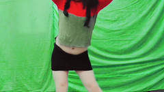 Kitty_Cross: Ladyboy Sissy Kitty Roztomilá Mladá crossdresserka Sólo striptýz