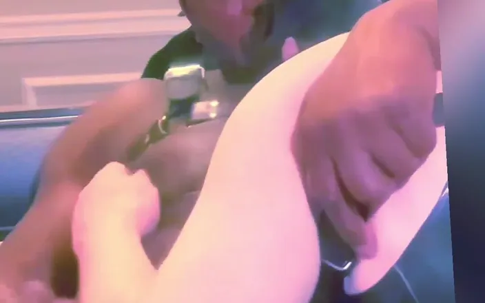Black smoking muscle stepdad: Verbally Intense Interracial Titplay &amp; Deep Throat Oral