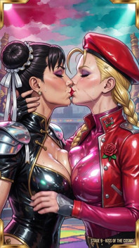 Street Fighter Babes Kissing