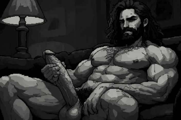 Erotic Man: Eşcinsel sesli hikaye emiyor ve sikişiyor