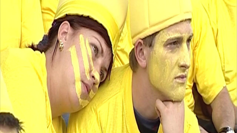 Erotic Club: Blindfolded Babe Awaits Soccer Team's Throbbing Cocks