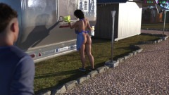 Porny Games: Blackeyes 씨에 의해 함께 생활 - 스트립 블랙 잭, 자연주의자 캠핑 첫날 2