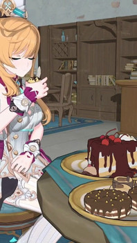 Impactul Genshin - Tortul dulce al lui Escoffier și sex pofticios - animație 3D Hentai