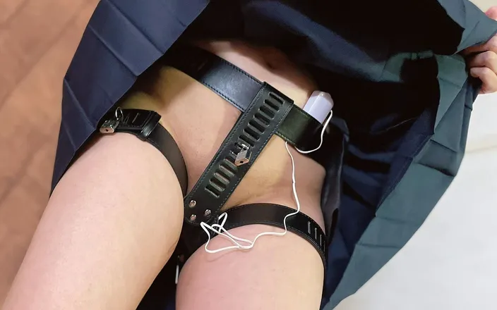 ushirosugatanomiki: My Stepsister Goes to College Wearing a Chastity Belt with...