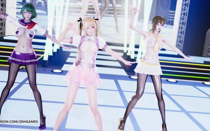 3D-Hentai Games: [mmd] Yoasobi - Thần tượng Marie Rose Tamaki Misaki Sexy Thoát...