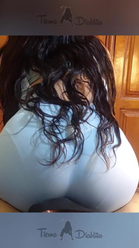 It’s a Delight to See Her Long Hair and Her Hips as She Rubs Against My Cock
