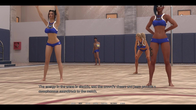AVN Teller: Taboo University - comece o jogo de vôlei de praia