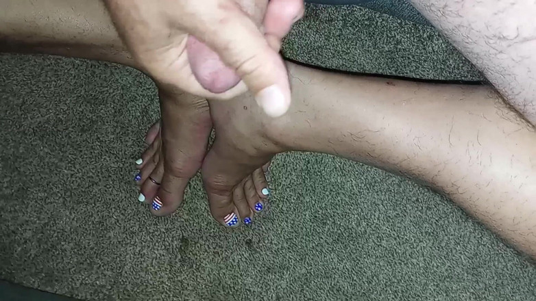 Midsouth Foot Fetish: Honění na gauči při předvádění mých chodidel