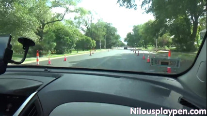 Nilou's Play Pen: Titty driving out for donuts: Nilou